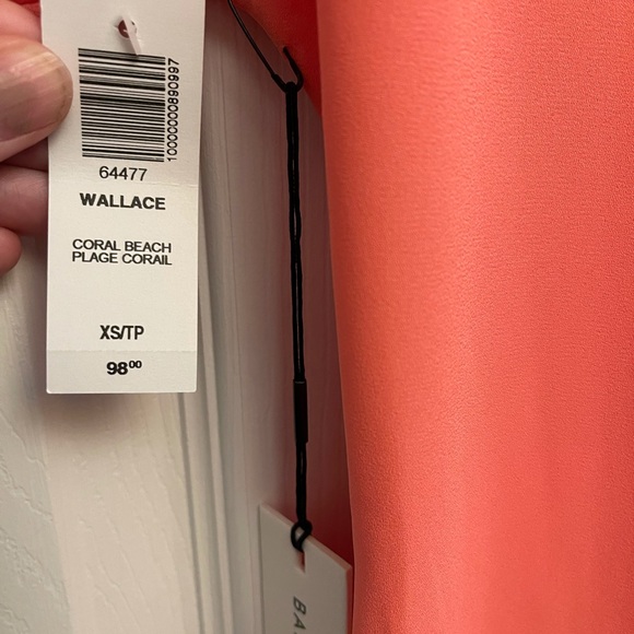 Aritzia Babaton Wallace Wrap Dress in Coral, XS - Picture 7 of 8